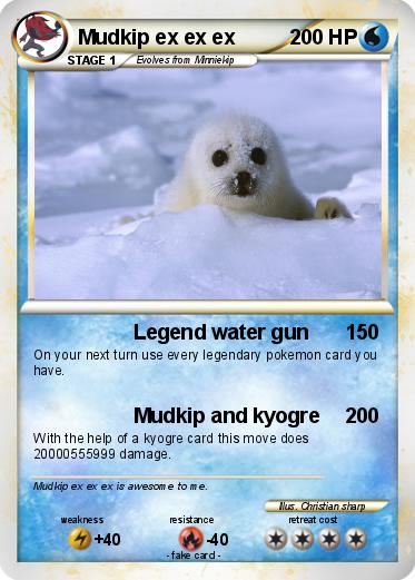 Pokemon Mudkip ex ex ex