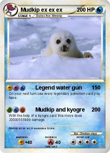 Pokemon Mudkip ex ex ex