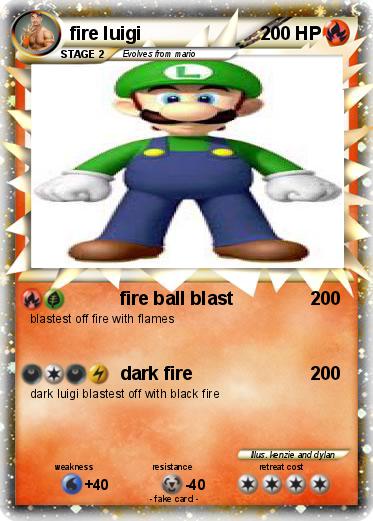 Pokemon fire luigi