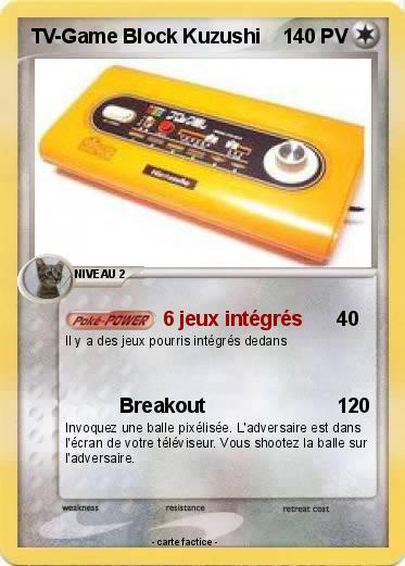 Pokemon TV-Game Block Kuzushi