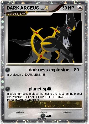 Pokemon DARK ARCEUS