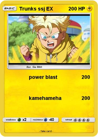 Pokemon Trunks ssj EX