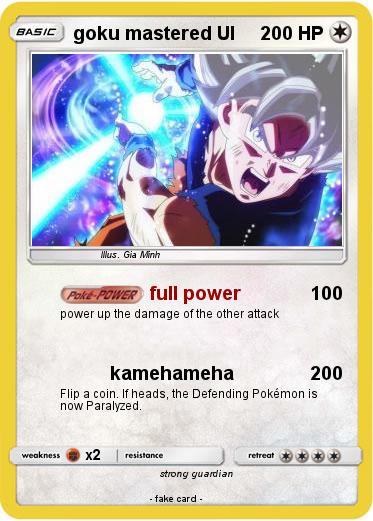 Pokemon goku mastered UI