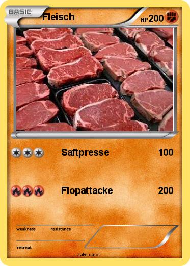 Pokemon Fleisch