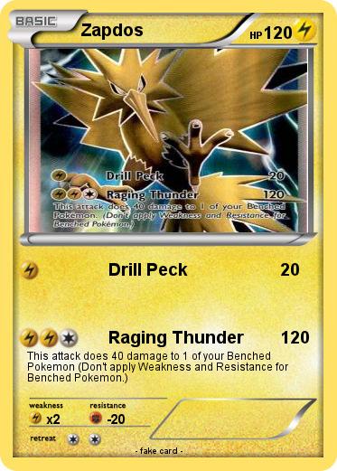 Pokemon Zapdos