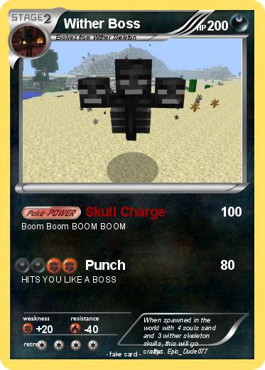 Pokemon Wither Boss