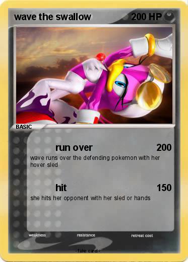 Pokemon wave the swallow