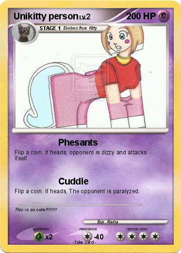 Pokemon Unikitty person