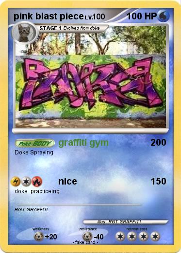 Pokemon pink blast piece