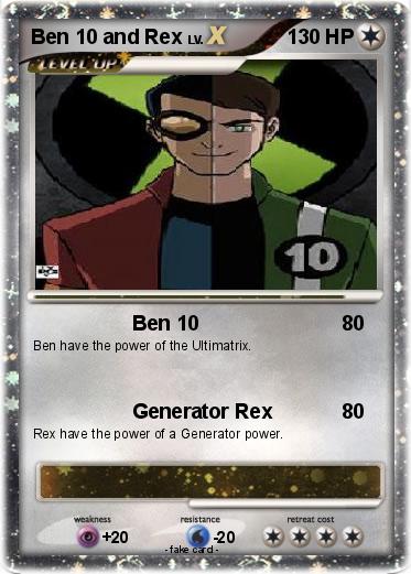 Pokemon Ben 10 and Rex
