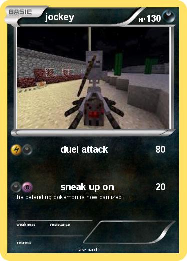 Pokemon jockey