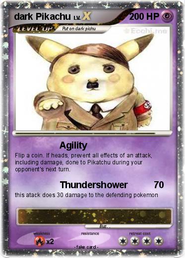 Pokemon dark Pikachu