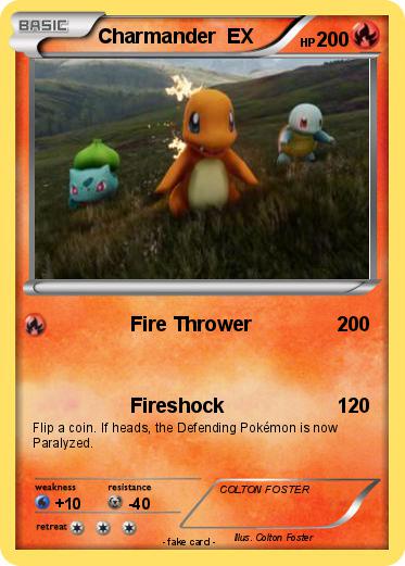 Pokemon Charmander  EX