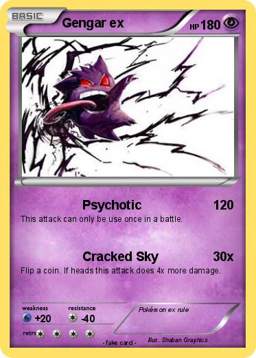 Pokemon Gengar ex
