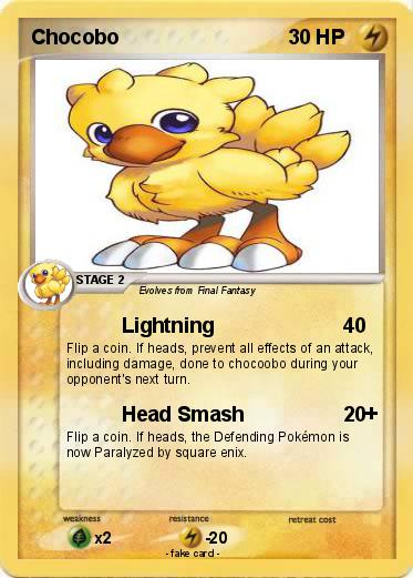 Pokemon Chocobo