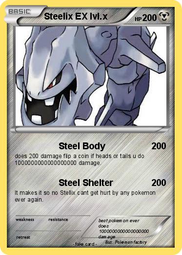 Pokemon Steelix EX lvl.x