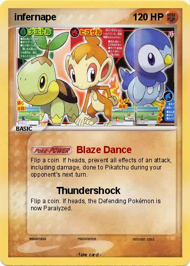 Pokemon infernape