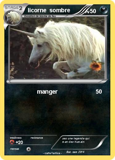 Pokemon licorne  sombre