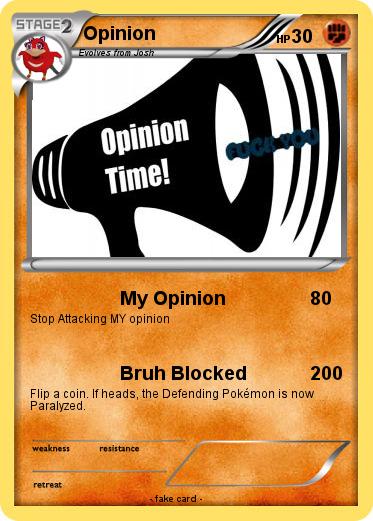 Pokemon Opinion