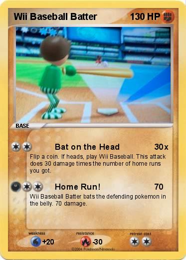 Pokemon Wii Baseball Batter