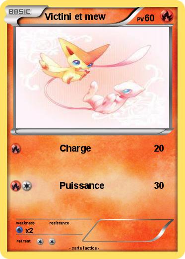 Pokemon Victini et mew