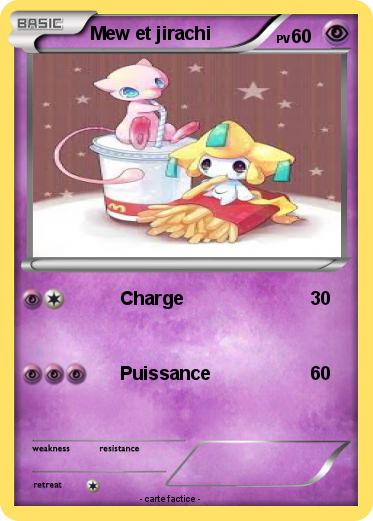 Pokemon Mew et jirachi