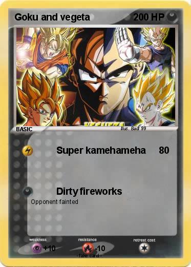 Pokemon Goku and vegeta