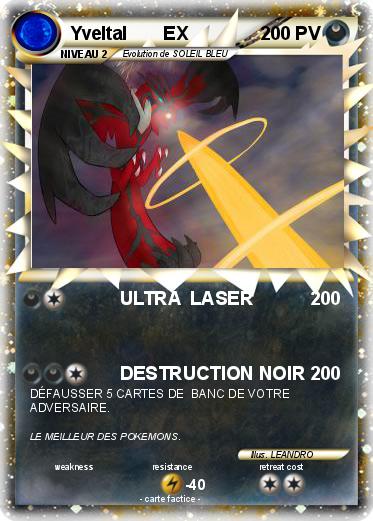 Pokemon Yveltal       EX