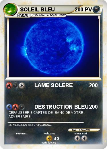 Pokemon SOLEIL BLEU