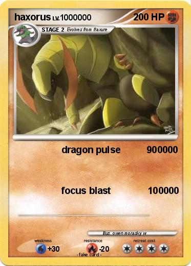 Pokemon haxorus