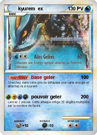 Pokemon kyurem  ex