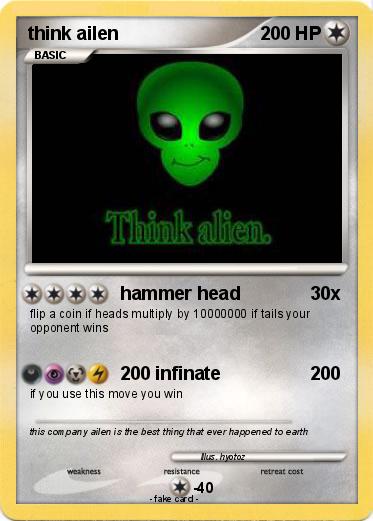 Pokemon think ailen