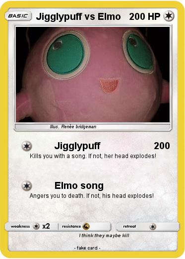 Pokemon Jigglypuff vs Elmo