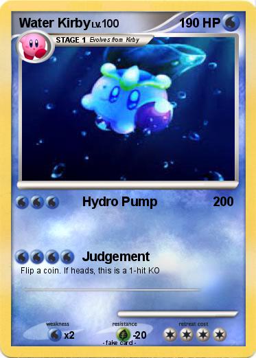 Pokemon Water Kirby
