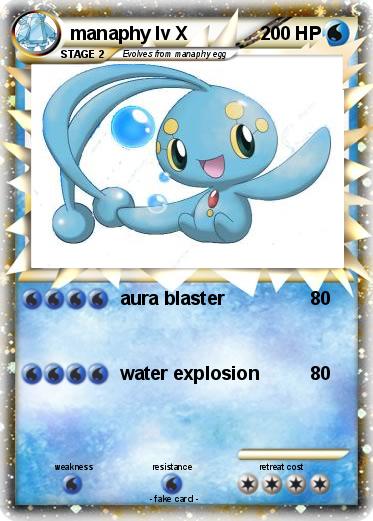 Pokemon manaphy lv X
