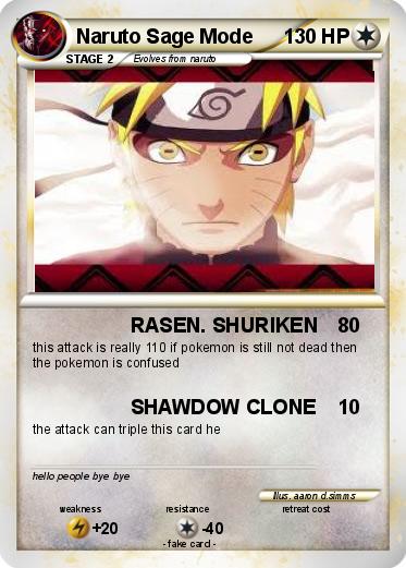 Pokemon Naruto Sage Mode
