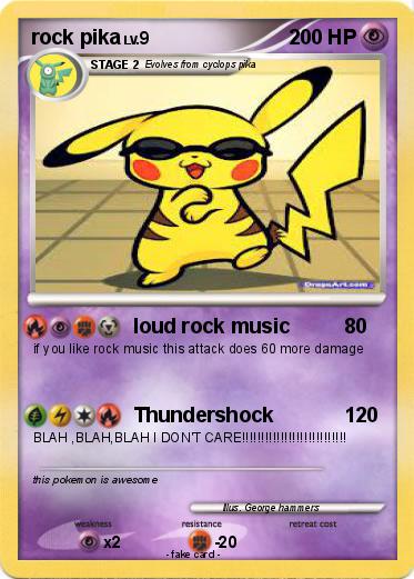 Pokemon rock pika