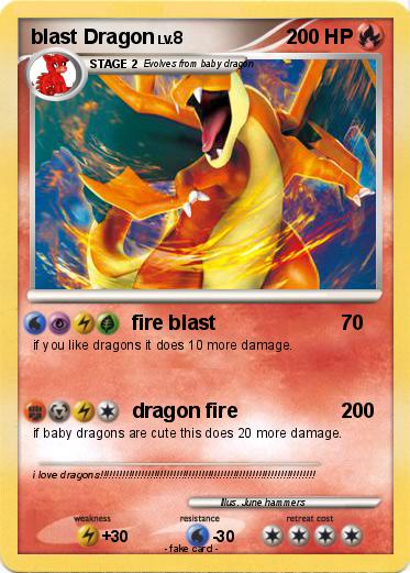 Pokemon blast Dragon