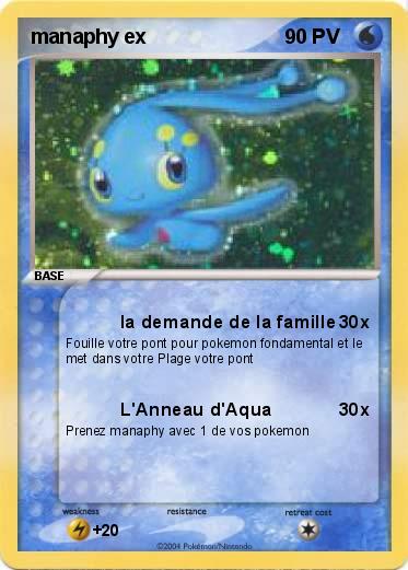Pokemon manaphy ex