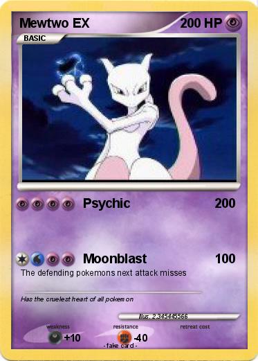 Pokemon Mewtwo EX