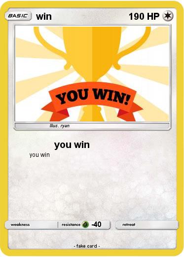 Pokemon win