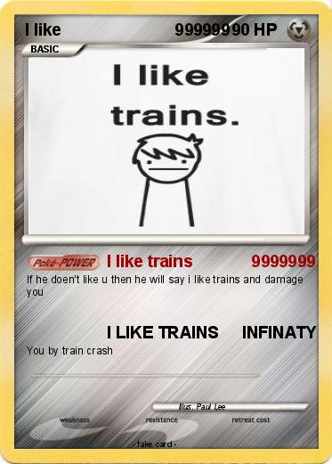 Pokemon I like                         999999