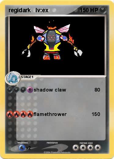 Pokemon regidark   lv:ex