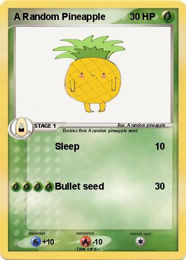 Pokemon A Random Pineapple