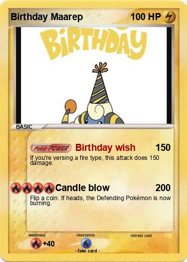 Pokemon Birthday Maarep