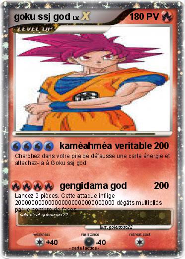 Pokemon goku ssj god