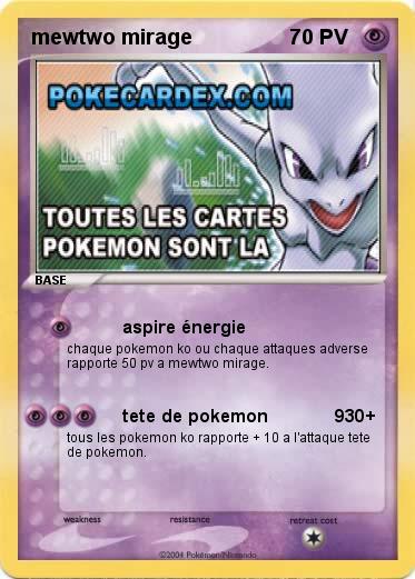 Pokemon mewtwo mirage