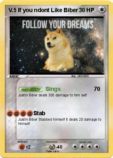 Pokemon V.5 If you ndont Like Biber