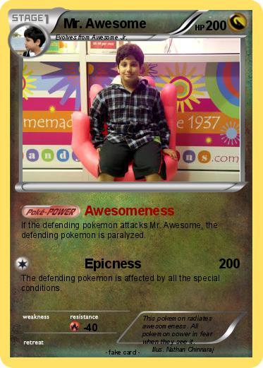 Pokemon Mr. Awesome