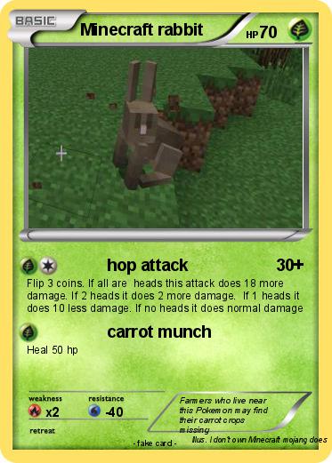 Pokemon Minecraft rabbit